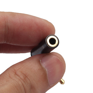 Conector <span class=keywords><strong>hembra</strong></span> chapado en oro de 3,5mm en forma de L de ángulo recto de 3,5mm <span class=keywords><strong>a</strong></span> conector macho de 3 polos de 3,5mm <span class=keywords><strong>adaptador</strong></span> de conector de audio estéreo - Product Image 4