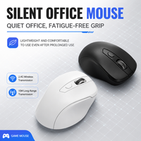 289 Mouse Nirkabel Mode Ganda BT5.0 2.4G Klik Senyap Portabel 1600DPI 6 Tombol 70G untuk Windows Mac IOS Android Tablet Laptop