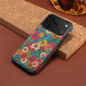 Funda de teléfono móvil Girls Trends Flowers para iPhone 17 Pro, fundas de teléfono móvil de cuero PU, compatible con carga inalámbrica y soporte para coche - Product Image 6