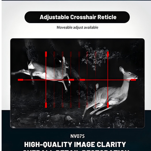 Luxun nv075 mới 50mm Tầm nhìn ban đêm 1080p HD <span class=keywords><strong>Video</strong></span> Camera crosshair con trỏ vị trí mục tiêu cắm trại Clip-on kỹ thuật số bằng một mắt - Product Image 4