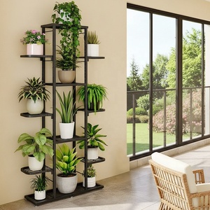 Étagère à fleurs en métal multifonction à plusieurs niveaux, supports de <span class=keywords><strong>plantes</strong></span> de jardin, présentoir <span class=keywords><strong>pour</strong></span> pots de fleurs, <span class=keywords><strong>pour</strong></span> fleurs et <span class=keywords><strong>plantes</strong></span> d'intérieur - Product Image 6