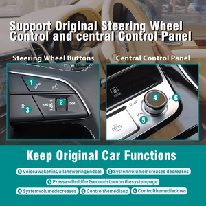 Box Wireless MMI CarPlay per Audi A6 <span class=keywords><strong>A7</strong></span> A8 Q6 Q7 Q8 2019-2025 Sistema MIB3 Android Auto Controllo Touch Mirror Link Telecamera Posteriore - Product Image 4