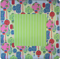 Tapis de Mahjong et de Poker Élégant à Motif Nœud Papillon, Design Bleu Frais pour 4 Joueurs, Antidérapant, Amortissant le Bruit, en Caoutchouc, Moderne