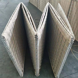 Yüksek mukavemetli sınır koruyucu savunma bariyeri defansif duvar kum dolu kaynaklı tel örgü Gabion patlamaya dayanıklı kafes - Product Image 5
