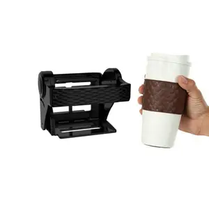 3R Kunststoff faltbarer einstellbarer Auto-Kaffeebecherhalter im Auto-Luftentlüftungsraum