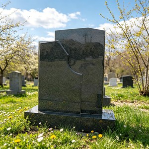 Pink Granite Heart Shaped Tombstone, Polished Natural <strong>Stone</strong> Cemetery <strong>Memorial</strong> Headstone <strong>for</strong> Love Themed Funeral <strong>Graves</strong> - Product Image 6