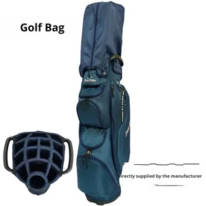 Sacs de golf unisexes en nylon ultra-légers, 25 nouveaux modèles, multifonctionnels, fermeture éclair imperméable, couleur unie, livraison directe d'usine - Product Image 2