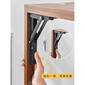 Zhumei Residence <b>Foldable</b> Bar <b>Table</b> L Shape Solid Wood High <b>Table</b> <b>With</b> Storage For Small Apartments Living Room Balcony - Product Image 4