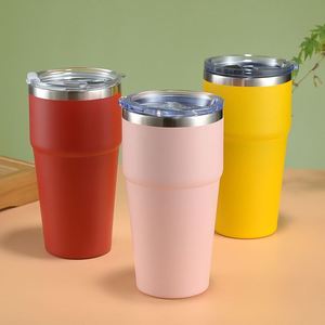 Nuevo Termo Apilable de Acero Inoxidable 304 de 20 oz con Aislamiento al Vacío para Café, Cerveza y Bebidas - Regalo Portátil para el Hogar - Product Image 4