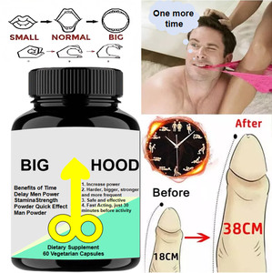 OEM Mannenvergroter Verdikker Verlenger Groter 3 Inch Groei Ashwagandha Wortel Vergroting 60 Capsules Mannenverbetering Capsule voor Mannen - Product Image 2