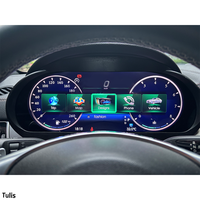 Papan LCD penuh Panel LCD, tampilan Digital Speedometer Cluster Digital untuk Mercedes Benz ML 2012-2015