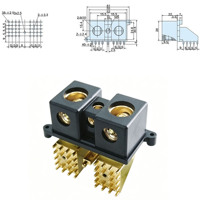Borne de connexion plaquée or haute intensité multi-spécifications pour amplificateur audio de voiture et haut-parleur