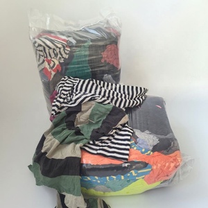 Trapos de Camiseta Industriales de Algodón 100% Económicos y de Colores Variados, Ropa Vieja Reciclada para Limpieza - Product Image 1