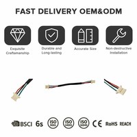 تجميع كابلات مخصصة ODM OEM من JST وMolex وDupont بخطوة MX1.25 وموصلات أنثى بـ 2 و3 و4 و5 و6 سنون للأجهزة المنزلية والإلكترونيات