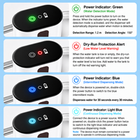 Fontaine à eau pour chat sans fil automatique en acier inoxydable intelligente, eau et électricité séparées
