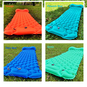 Colchón Inflable con Almohada, Colchoneta para Acampar, Resistente a la Humedad, Engrosada, Ecológica, Portátil, Plegable, para Dormir al Aire Libre - Product Image 6