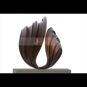 Escultura de Acero Inoxidable Hecha a Mano Estilo Art Deco ANW9947 - Formas Únicas, Artesanía Excepcional, Regalo de Aniversario de China - Product Image 2