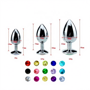 Shop High-Quality Sex Toys Silver Butt Plugs for Adults