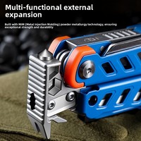 Pince à ongles pliable multifonction, petit couteau portable pour camping, randonnée, voiture, urgence, tranchant, vente en gros, ensemble personnalisable avec logo