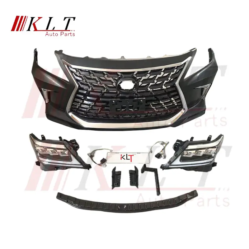 KLT accessori per auto paraurti anteriore griglia lifting bodykit per LX 570 lx570 2008-2015 aggiornamento al kit carrozzeria 2021