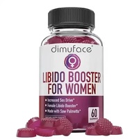 Gummies véganes à la maca, booster naturel avec du palmier nain, complément pour l'équilibre hormonal pour hommes, femmes et adultes, gummies pour la libido