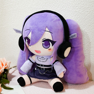 Muñeca K-pop Personalizada, Mercancía de Anime, Muñeca de Peluche de 20 cm, Niña Sentada con Cola de Caballo Morada, Juguetes de Peluche de <span class=keywords><strong>Manga</strong></span>, Muñeca de Peluche - Product Image 5