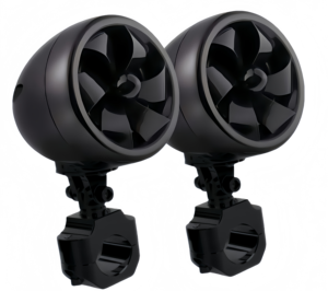 Système de haut-parleurs stéréo étanche pour <span class=keywords><strong>moto</strong></span> avec son Hi-Fi, émetteur FM, entrées USB et AUX - Product Image 3