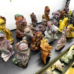 Ventas calientes Natural Ocean Jasper Corpse Flower Tallado a mano Tallado en cristal Tallado para regalos artesanales de cristal - Product Image 6