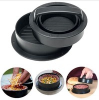 Presse à boulettes de viande 3 en 1 antiadhésive, pour Hamburger, moule à boulettes, outil essentiel pour faire des boulettes pour les hamburgers farcis