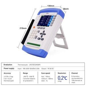 Termómetro Tipo K AT4808 con Pantalla LCD para Monitoreo de Temperatura del Motor, Termómetro Digital con Pantalla LCD - Product Image 1