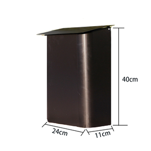 Boîte aux lettres murale en métal de grande capacité, design industriel, prix compétitif, pour <span class=keywords><strong>la</strong></span> livraison de <span class=keywords><strong>colis</strong></span> en extérieur - Product Image 2
