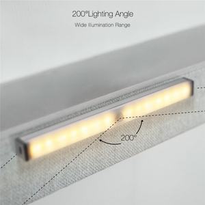 Luz LED Inalámbrica para Debajo del Gabinete, con Sensor de Movimiento, Cable de Carga USB, Luz Nocturna, Lámpara para Armario, Luz para Guardarropa, para Interiores - Product Image 3