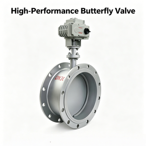 Válvula de Mariposa Neumática para Tratamiento de Gases de Escape, Agua y Gas, con Doble Brida DN600, ODM OEM - Product Image 2