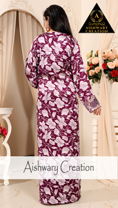 Vestido Largo Kaftan 100% Algodón Puro para Mujer, Estampado, Holgado, Maxi Vestido Cómodo para Uso Diario, Moda Étnica, Tallas Grandes, OEM - Product Image 2