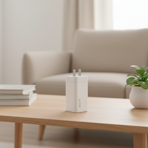 Cargador Portátil LKTOP 65W GaN con Doble Puerto USB-A/USB-C PD, Adaptador de Carga Rápida, Color Blanco - Product Image 5