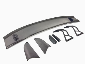 สำหรับ Honda Gen <span class=keywords><strong>11</strong></span> FL5 Type R Civic Hatch หลังสปอยเลอร์คาร์บอนไฟเบอร์คอหงส์แบบเดี่ยวแบบพับปีก - Product Image 2