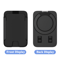Portefeuille magnétique pour téléphone portable personnalisé N52, support de carte magnétique puissant avec capacité pour 3 cartes, portefeuille magnétique portable pour téléphone portable