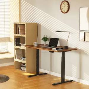 Free Sample Modern office table black desk White Gaming height adjustable gaming desk work desk table