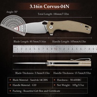 14C28N acier EDC pliant poche couteau de chasse G10 poignée survie Camping extérieur couteaux tactiques