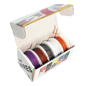 600V đánh giá điện áp 16 18 20 22 24 26 28 30 AWG đóng hộp Đồng bị mắc kẹt Dây dẫn điện Hook-up DIY Dây Silicone tự làm cáp - Product Image 3