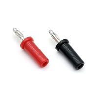 Connecteur audio en cuivre pur 4 mm, type banane, à courant élevé, fiche de test, type lanterne