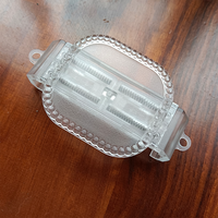 Taohelp Coque transparente en PC DIY compatible avec les téléphones mobiles de 5,8 à 7 pouces, clip arrière, miroir carré, cordon de suspension, hauteur réglable