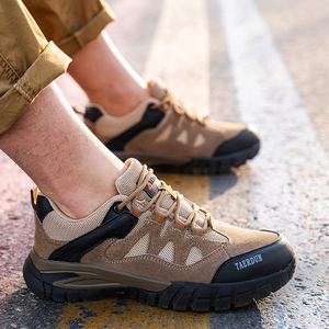 Zapatos de trabajo a prueba de perforaciones, calzado de seguridad deportivo resistente a la presión con cabeza de acero, botas de seguridad al aire libre para senderismo, venta al por mayor - Product Image 4