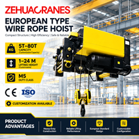 Vente directe usine – Treuil électrique à câble à faible hauteur de levage, norme européenne, avec chariot motorisé pour pont roulant
