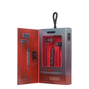 Auriculares inalámbricos deportivos magnéticos, micrófono estéreo HIFI - Product Image 1