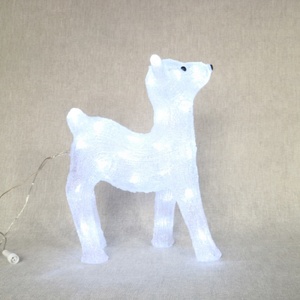 Nouvelle Conception Entièrement Étanche Usine Directement Vente 3D Renne LED Acrylique Sculpture Motif Lumière - Product Image 1
