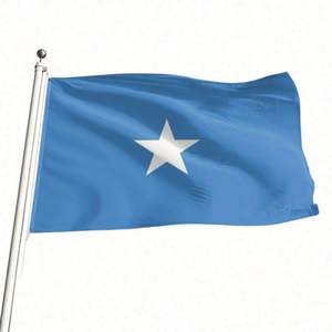 Banderas de Somalia Personalizadas de 90x150cm (3x5 pies), 100% Poliéster, de Buena Calidad y al Mejor Precio, Venta al Por Mayor de Fábrica, para Eventos - Product Image 5