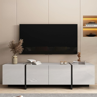 Meubles de maison modernes blancs et noirs de luxe meubles de salon meuble de bureau TV armoire avec tiroirs