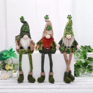 3 Piezas de Gnomos de Peluche Iluminados para el Día de San Patricio, Muñeco Divertido con Piernas Colgantes, Juguete de Elfo Irlandés para Decoración de Primavera, Regalo para el Hogar - Product Image 3