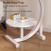 Table basse en bois massif au design simple et moderne, avec cadre en métal, table d'appoint mobile avec rangement pour le salon